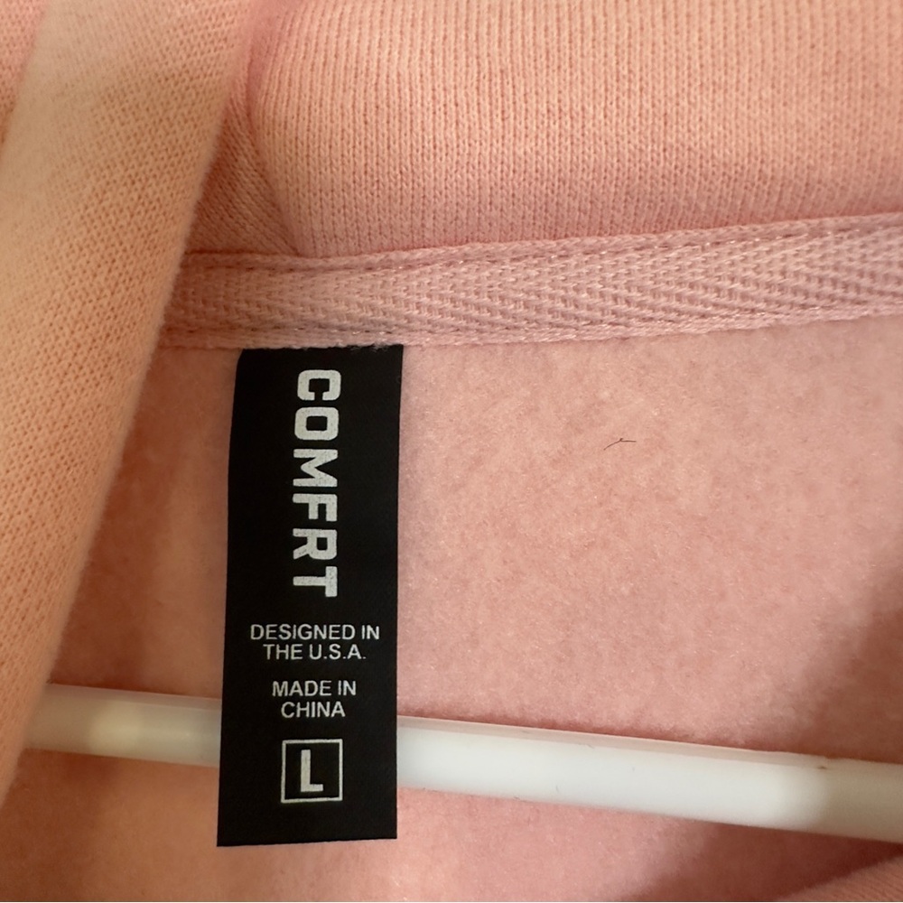 Comfrt oversized pastel bubblegum hoodie sweatshirt - Picture 6 of 9